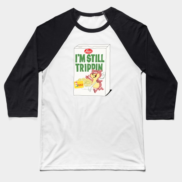 tripping Baseball T-Shirt by mathiole